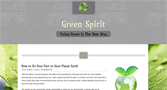 Desktop Screenshot of greenspiritfuels.com