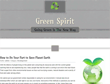 Tablet Screenshot of greenspiritfuels.com